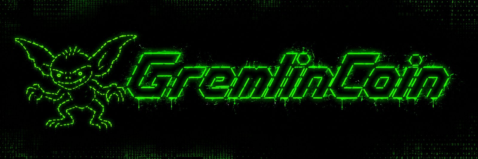 GremlinCoin logo banner